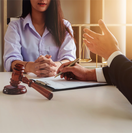 Woman Getting Legal Advice Woman Getting Legal Advice